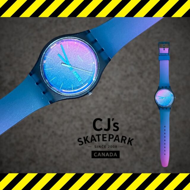 📣New Arrivals 
👉🏻Swatch Fade To Pink
@swatchcanada 
 ➡️To shop please visit our website www.cjsskatepark.comand check under “shop” tab or “shop in- store”. 

#cjsskatepark
#shopnow
#skaters
#skateparks
#skateboarders
#scooterist
#swatch #swatches