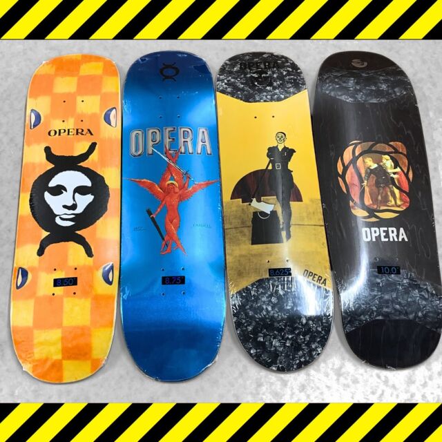 📣New Arrivals
👉🏻Opera Executioner - Shield Deck 8.6
👉🏻Opera Backstage Deck - 10.0
👉🏻Opera Jack Fardell Sword Deck - 8.7
👉🏻Opera - Dye Mask - 8.5”
➡️Available now in-store and online on our website www.cjsskatepark.com check under “shop” tab

#cjsskatepark
#shopnow
#skaters
#skateparks
#skateboarders
#scooterist
#opera
#operaskateboards @ultimatedist @operaskateboards