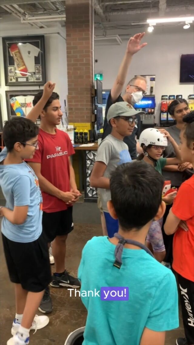 At CJ’s SKATEPARK, we believe skateboarding is for everyone. 

Recently, we welcomed incredible @cnibfoundation (Canadian National Institute for the Blind) campers who bravely faced their fears, learned to slide, and even conquered the vert ramp! 🙌 Some did it with help, others all on their own, but every smile and moment of courage was truly inspiring. 💛

Watch the video to hear their stories and see the joy they experienced. We’re so proud to have been part of this amazing day! 🤩🛹

 #SkateForAll #CJsSKATEPARK #CNIB #FeelTheWheels #AdaptiveSkating