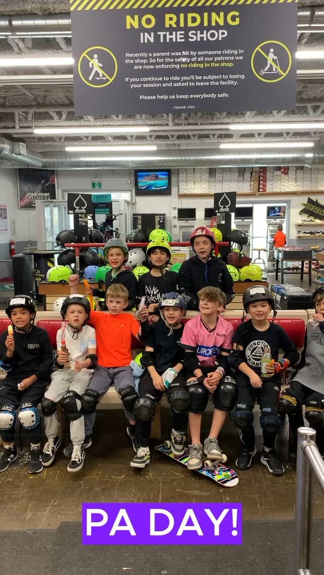 PA Days at CJ’s are the best!🥳🔥
 On November 15th, the kids had an absolute blast skating, scootering, playing games, making friends, and getting creative with mini skateboards at our tech deck zone! They kicked off the day with a high-energy “CJ’s Skatepark”! 🛹🔥

Don’t miss out! Our next PA Day is on January 17th! Sign up now at www.cjsskatepark.com for a day full of fun, action, and unforgettable memories.🙌

#CJSSKATEPARK #PADay #FunForAll #SkateAndScoot