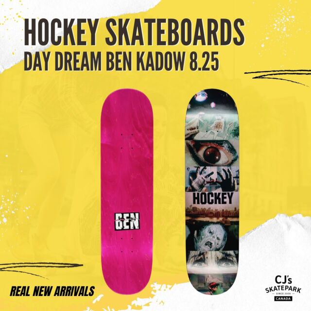 🔥🛹New Hockey Skateboards arrival🛹🔥

Come and get yours at CJ’sSkatepark or visit www.cjsskatepark.com to purchase online!

#Newarrivals#skateboards#cjsskatepark#skatelife#skate