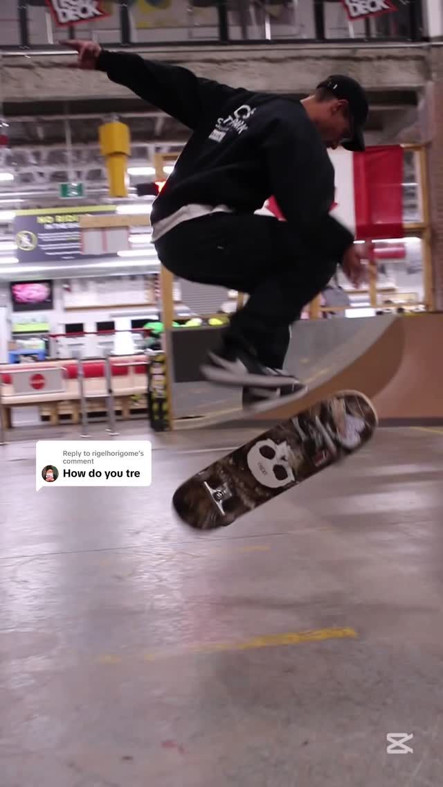 “How I Do Tre Flips” A Trick Tip from CJs Senior Certified Skateboard Instructor @kevdavidskate #cjsskatepark #skateboarding #skate #torontoskateboarding #howto #tutorial